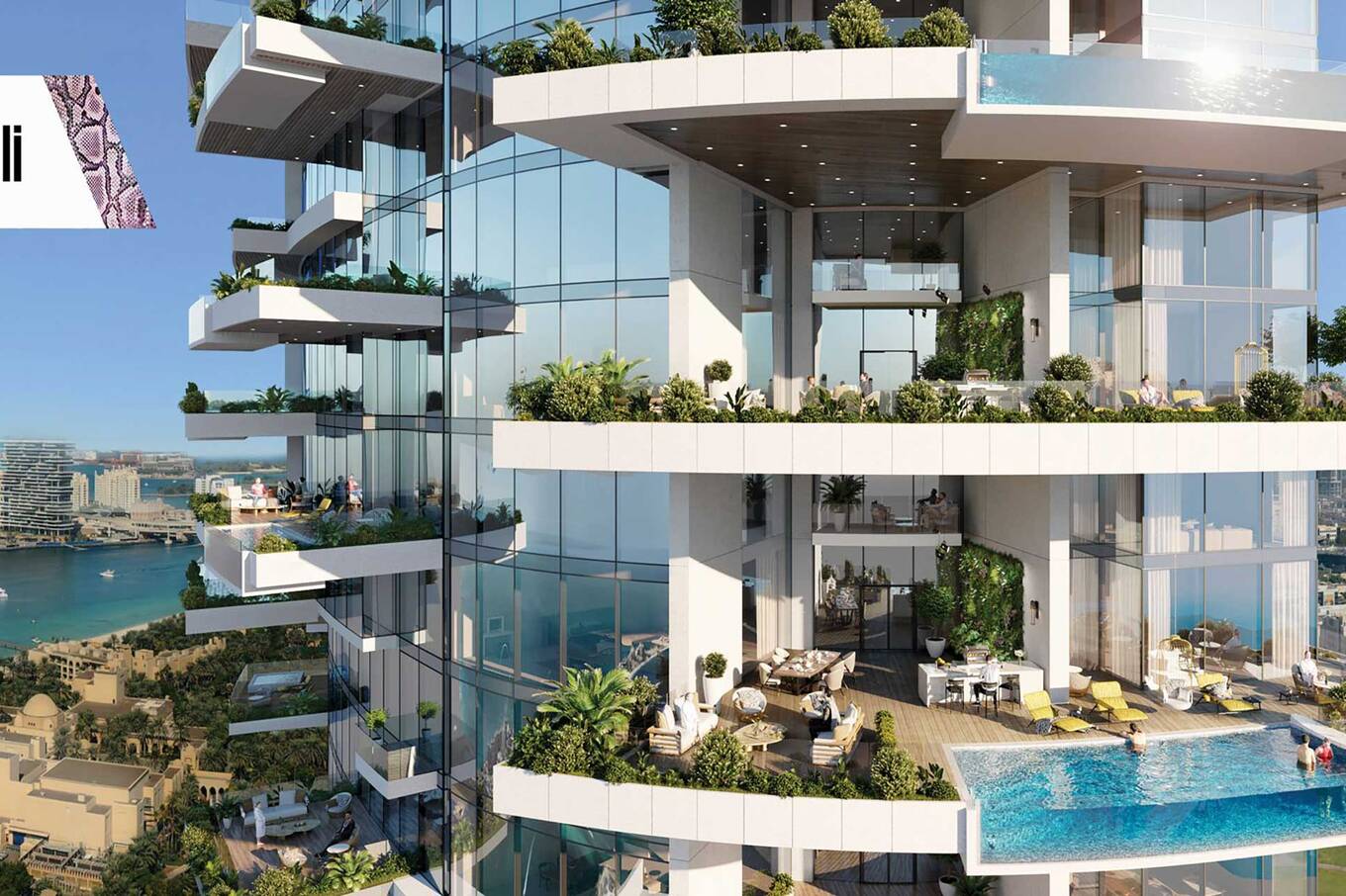 Apartment with 2 bedrooms in Dubai Media City, Dubai